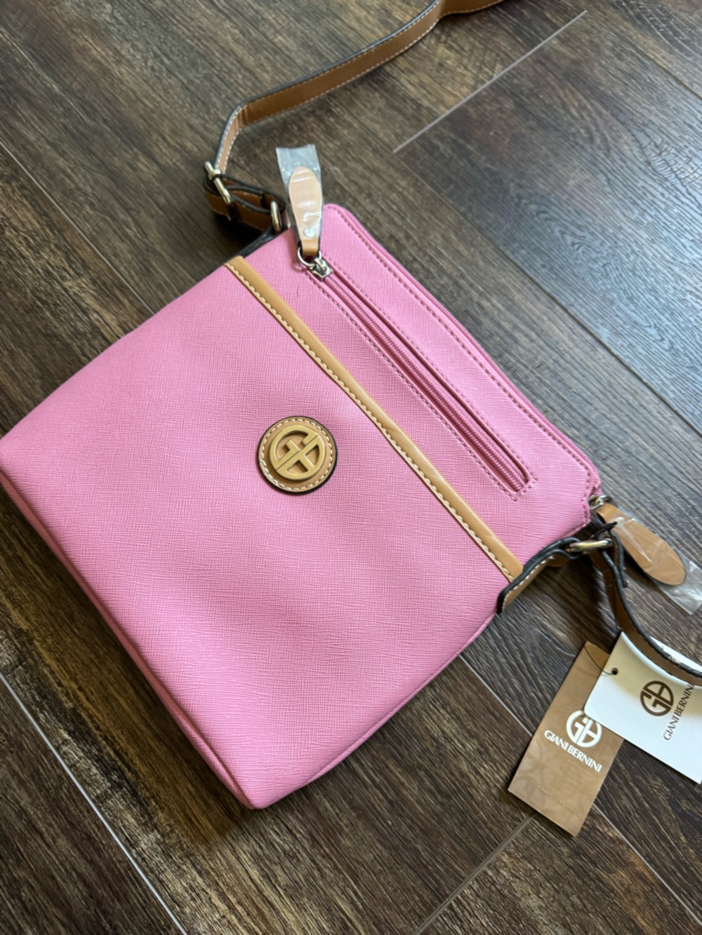 NWT Giani Bernini Pink Crossbody Purse New - Picture 10 of 10